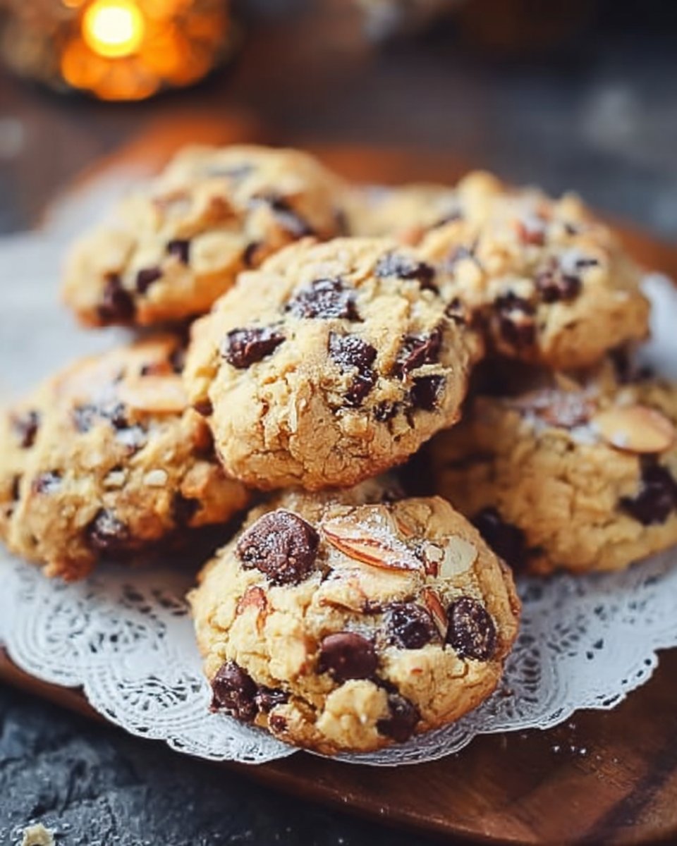 Almond Chocolate Chip Cookies