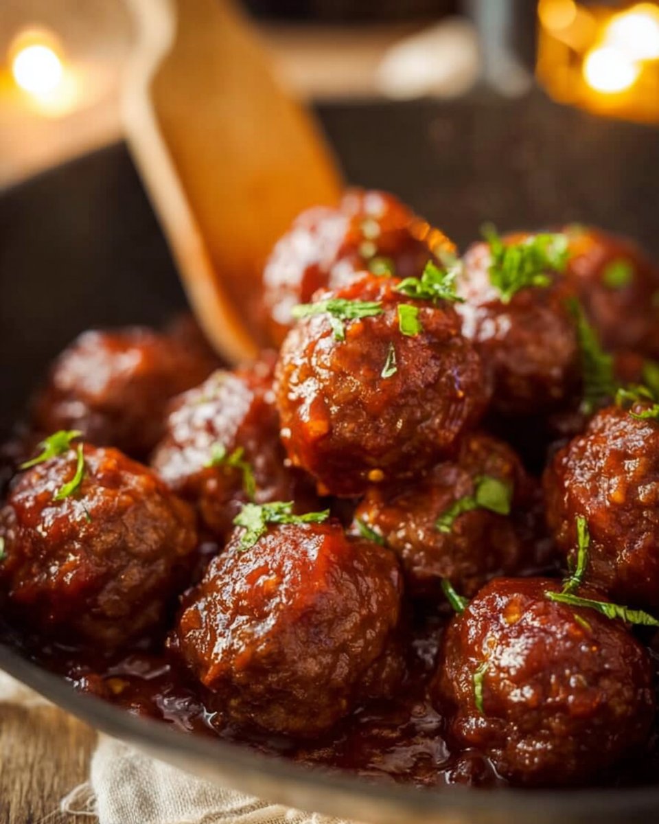 Spicy Cranberry Meatballs