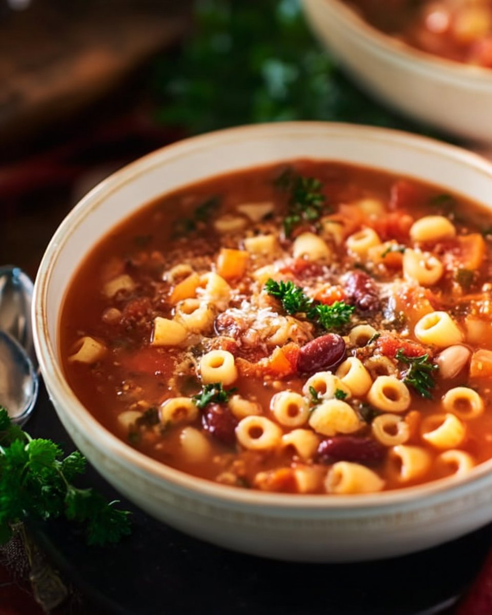 Pasta and Beans Soup