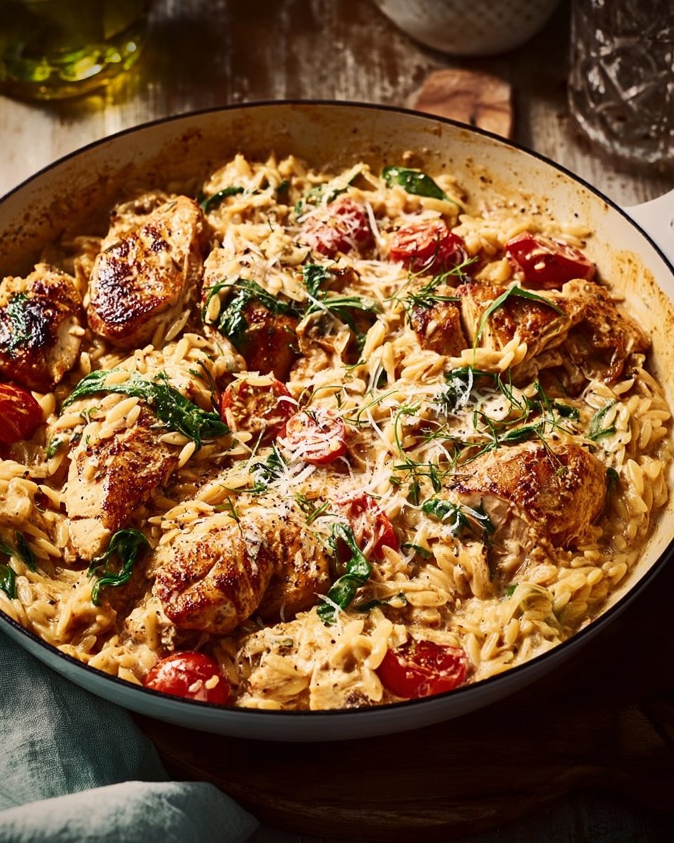 Marry Me Chicken Orzo