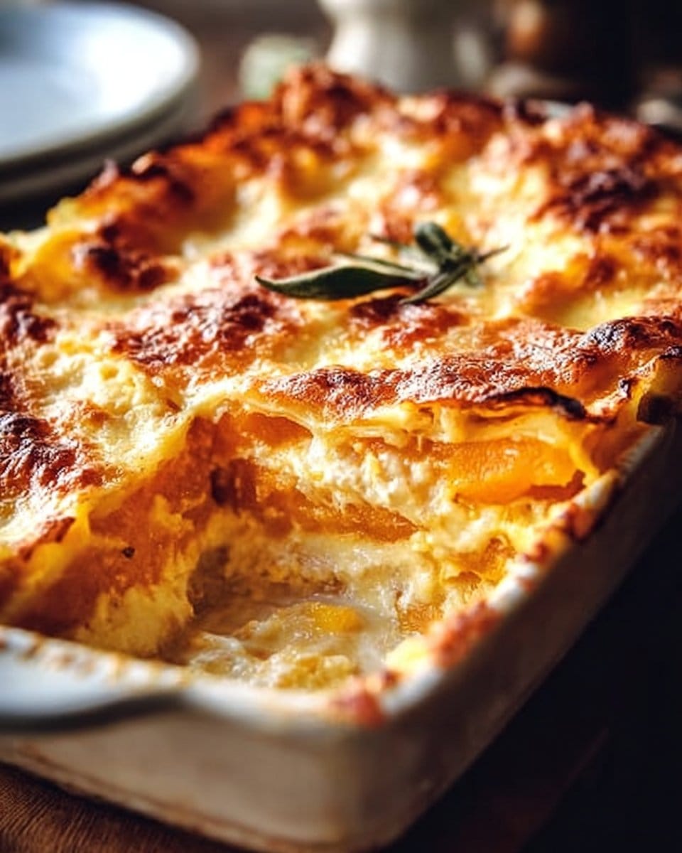 Roasted Butternut Squash Lasagna