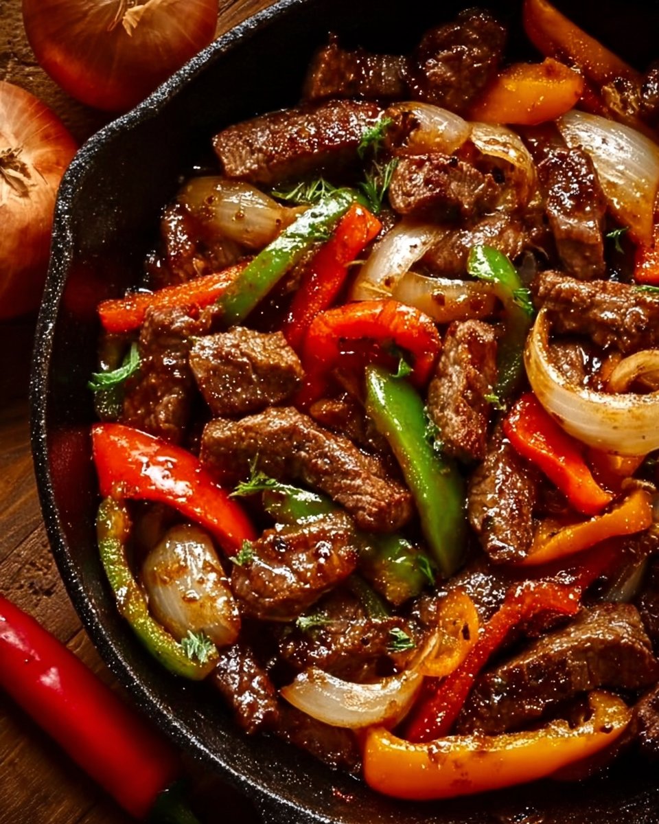 Pepper Steak with Bell Peppers and Onion for Ultimate Flavor