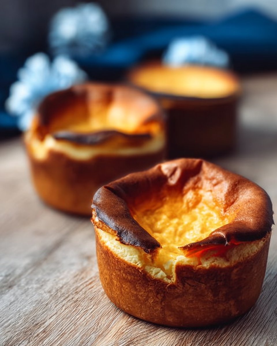Mini Basque Cheesecake (Easy & Delicious Recipe)