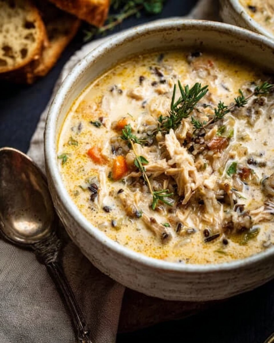 Creamy Turkey Wild Rice Soup
