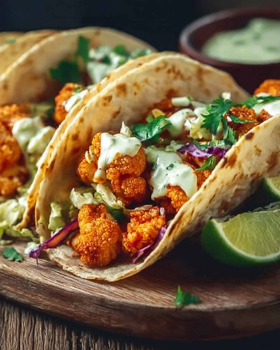 Vegan Buffalo Cauliflower Tacos for a Spicy Twist at Home