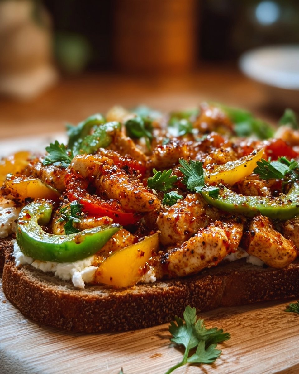 Cottage Cheese Toast with Avocado and Hot Honey
