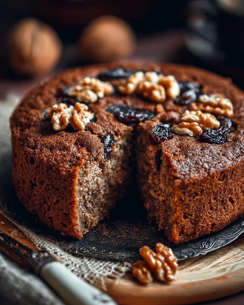 Nutty Date and Walnut Cake with Spices: Pure Comfort Baking