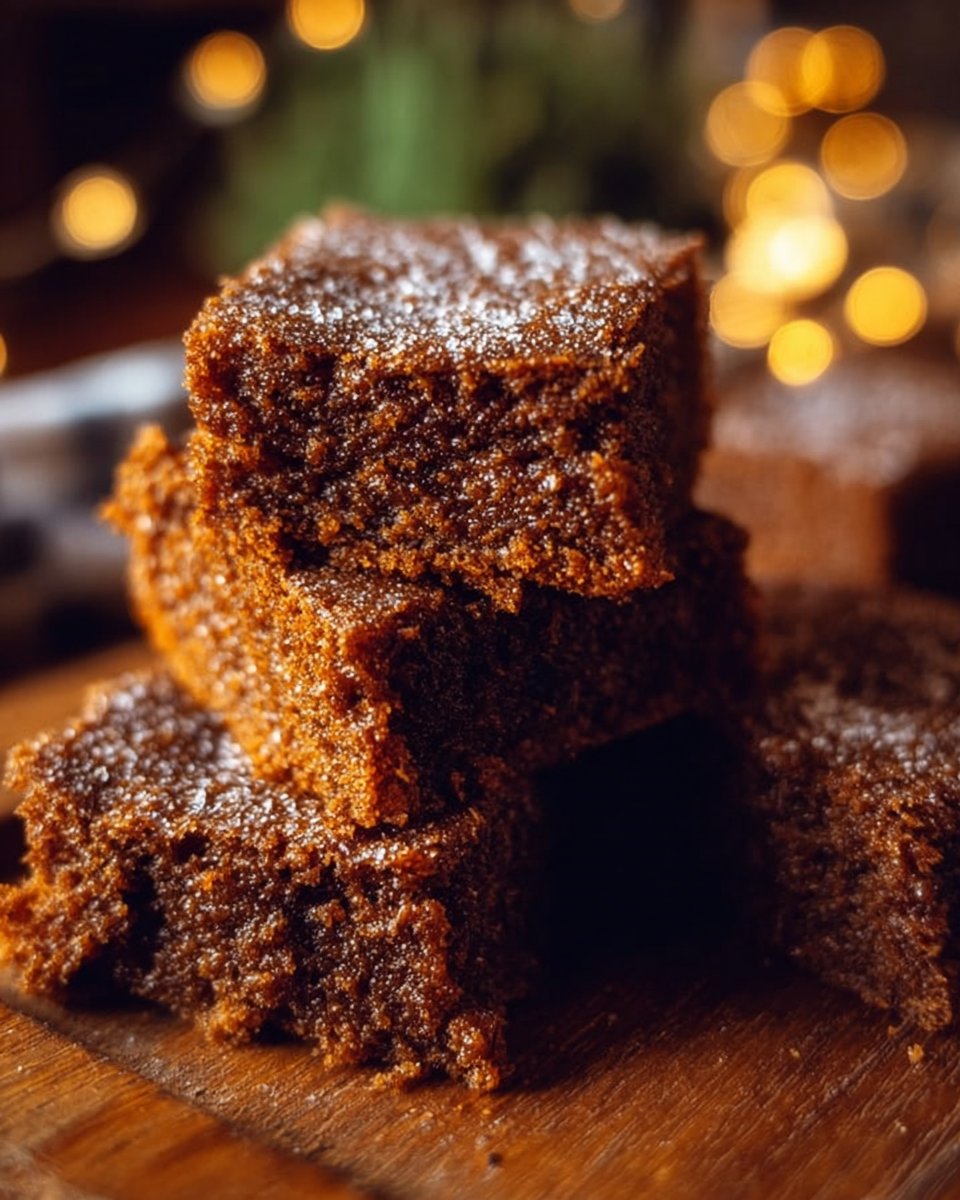 Chewy Gingerbread Bars