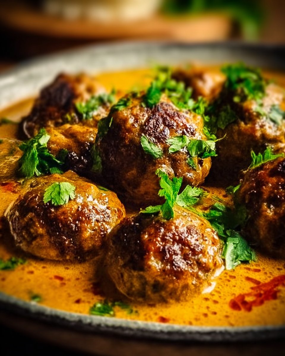 Jerk Meatballs In Coconut Curry Sauce – A Comforting Delight