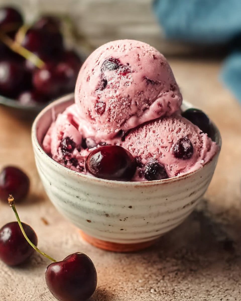 Homemade Cherry Garcia Nice Cream: Guilt-Free & Delicious