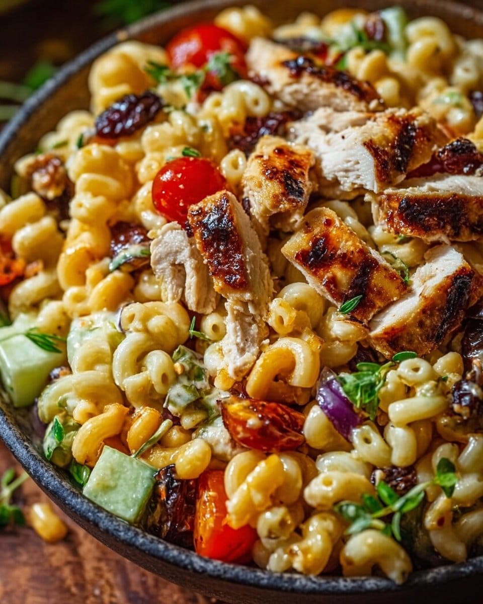 Savory BBQ Chicken Pasta Salad for a Flavorful Twist