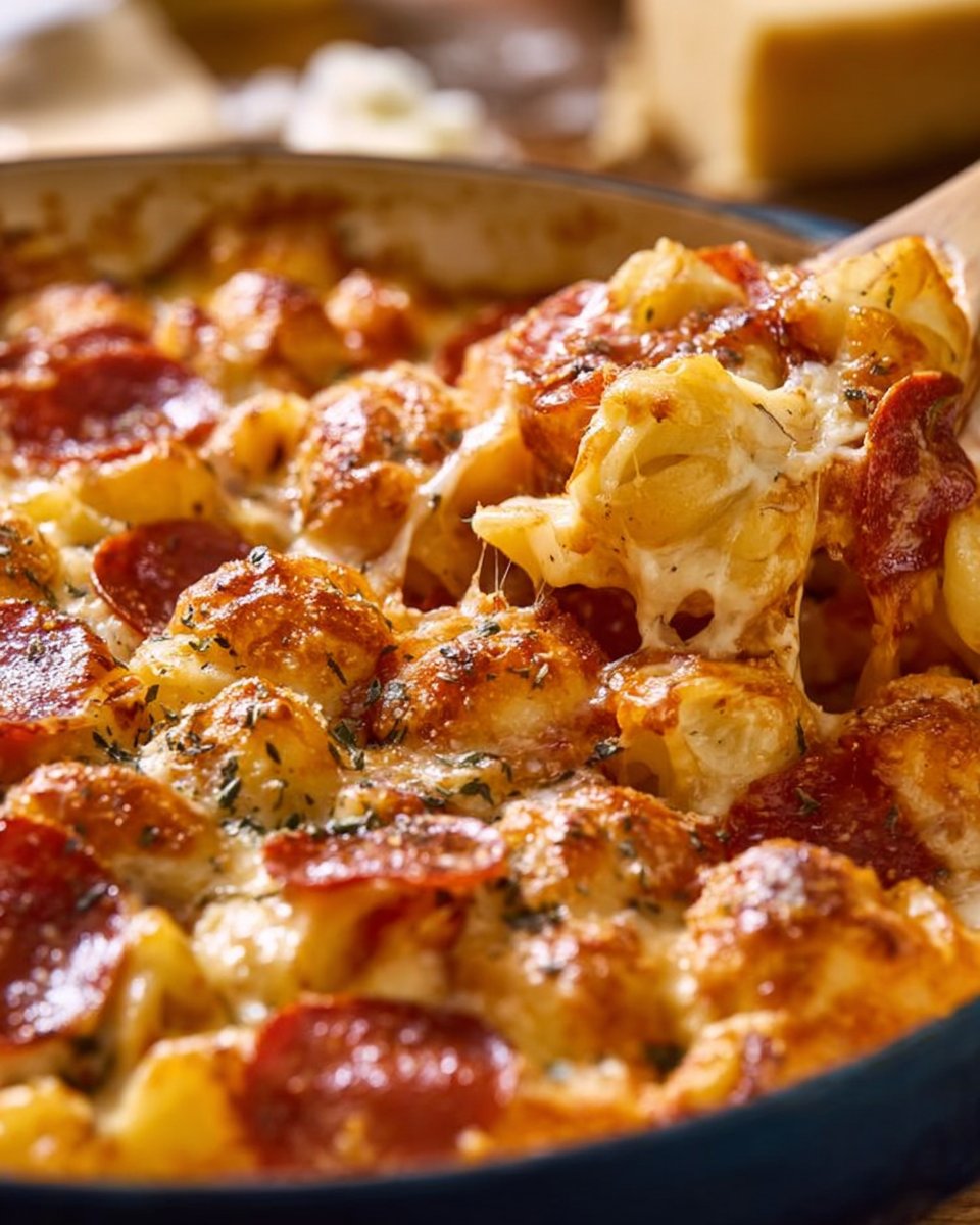 Pepperoni Pasta Bake