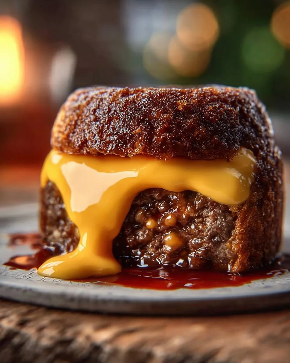Cheeseburger Lava Cake