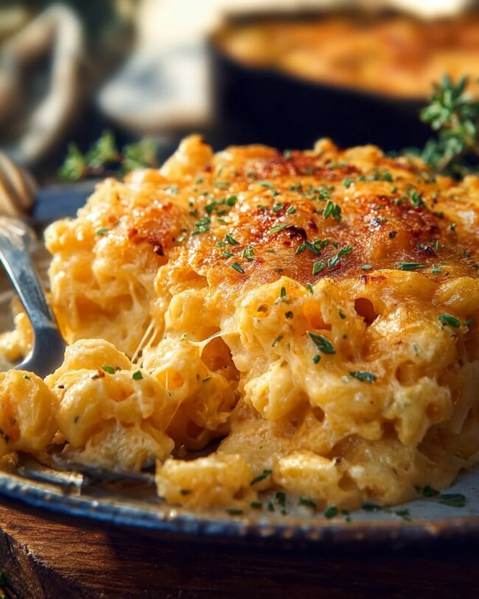 Melty Three-Cheese Mac & Cheese Recipe (Baked)